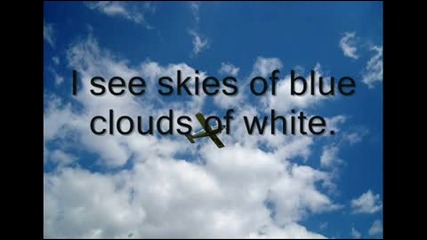 What Wonderful World - Louis Armstrong w lyrics 