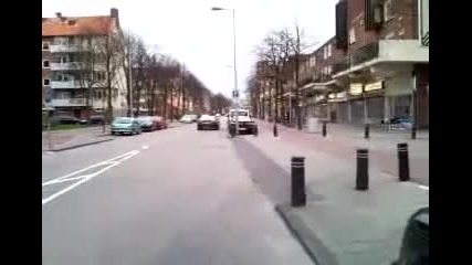 Tuned Audi S5 accelerating in Amsterdam !!!