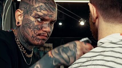 Is getting tattoo's an addiction? This barber believes it can be