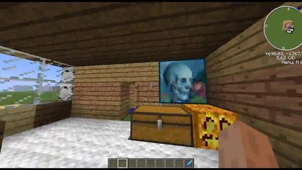 Minecraft - една дървена къща