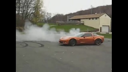 Corvette Z06 Burnout