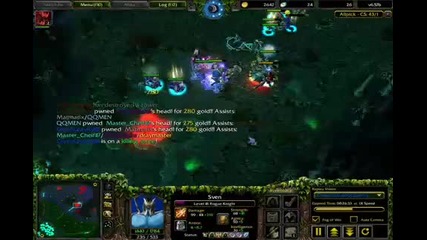 Dota - Sven Triple Kill 