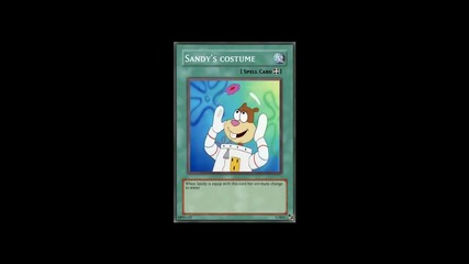 Yugioh sponge bob cards