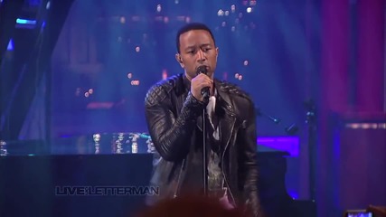 John Legend - Used To Love U ( Live on Letterman )