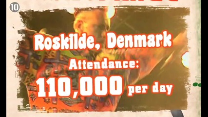 10-те най-големи музикални фестивали 2012 г.