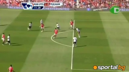 Берба с гол, Манчестър Юнайтед - Фулъм 2:0