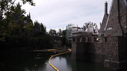 Wizarding World of Harry Potter construction update for January 2010 [www.keepvid.com]