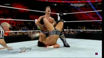 Chris Jericho reverses Dolph Ziggler Leg Drop Bulldog into Liontamer
