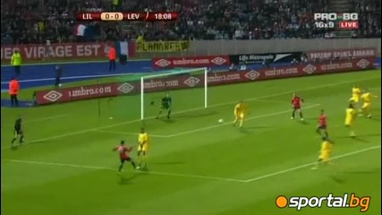 21.10.2010 Лил - Левски 1 : 0 Мач от Групите на Лига Европа 