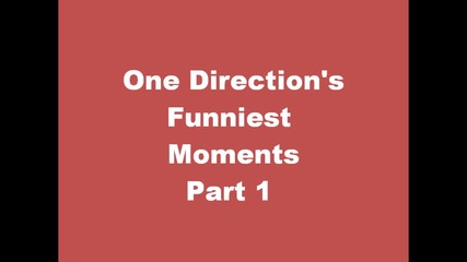 Забавни моменти с One Direction 1