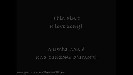Bon Jovi - This Ain't A Love Song (lyrics traduzione)
