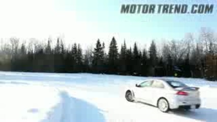 ice bowl evo vs sti snow challenge 