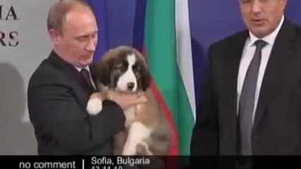 Putin visits Bulgaria 10 years ago - no comment