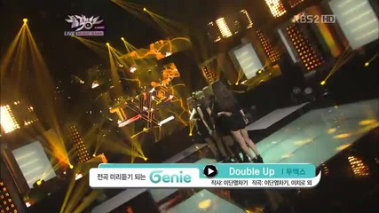 Two X - Double Up @ Music Bank (24.08.2012)
