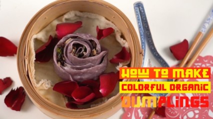 Celebrate Chinese New Year with purple vegan dumplings!