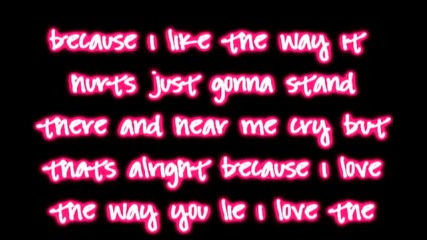 ( + Lyrics ) Eminem ft. Rihanna - Love the way you lie 