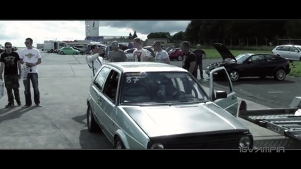 Луд Голф мачка всичко! 16v Vw Golf 2 4motion 1013hp