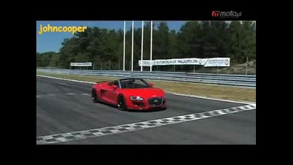 Abt Audi R8 V10 Spyder в Действие 