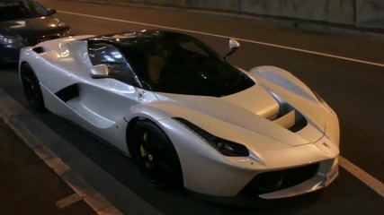 Не можеш да откъснеш очи от нея - White Laferrari in Monaco !