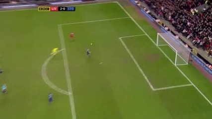 Liverpool 2 - 0 Stoke ( Suarez )