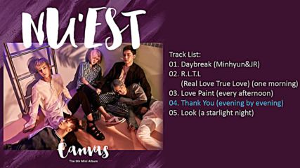 *2016* Nu'est - Canvas (5th Mini Album) [full album]