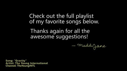 Maddi Jane - Youtube Playlist