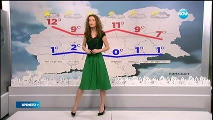Прогноза за времето (24.12.2015 - обедна)