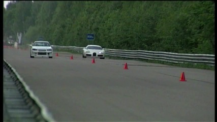 Bugatti Veyron(1001к.с.) vs Nissan Skyline Gt-r R34(900к.с.)