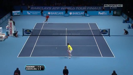 Federer vs Soderling - London 2010