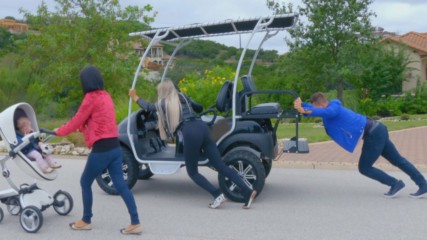 The Miz & Maryse must rescue Marjo after she breaks the golf cart: Miz & Mrs., April 16, 2019