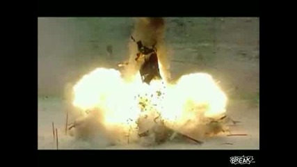 Bus Destroyed By Missle