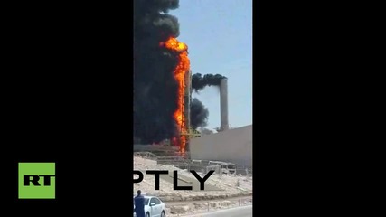 Israel: Huge fire breaks out at chemicals factory near nuclear facility