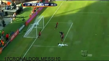 Usa Vs Spain 0-4 Fernando Torres Goal 04-06-2011