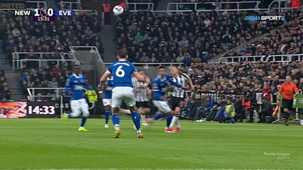 Newcastle United with a Goal vs. Everton