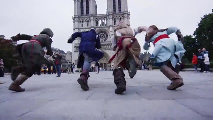 Assassin's Creed Unity Meets Parkour in Real Life - 4k!