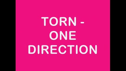 One Direction - Torn