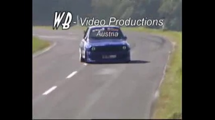 Blue E30 M3 Hill climb 