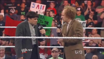 Wwe Raw 09/04/2012 - Santino Marella, Kane & The Three Stooges - Funny Segment (2/2)