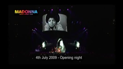 Madonna pays tribute to Michael Jackson [hq]