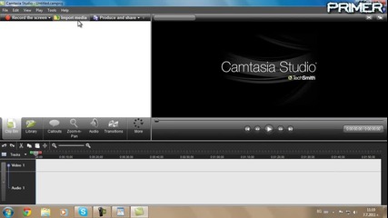 Как да сложим kлип в kлип с Camtasia Studio 7 [hd 720p]