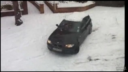 Жена закъсъла с bmw 