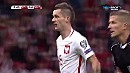 Полша - Черна гора 2:0 /първо полувреме/