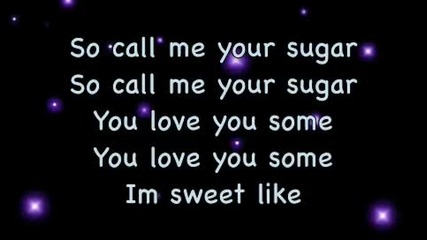 Flo Rida feat Wynter - Sugar (lyrics)