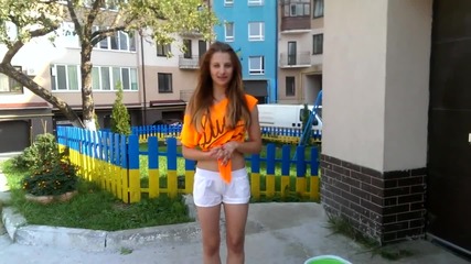 04.09.2014 Ice Bucket Challenge Оля Мосорко #icebucketchallenge #icebucketvideo #украина