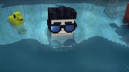 Minecraft Style - (пародия на Gangnam Style)