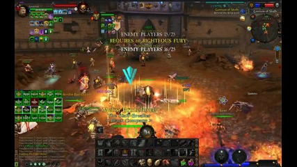 Warhammer Online gameplay Pvp Rvr - Black Company - keep defence 