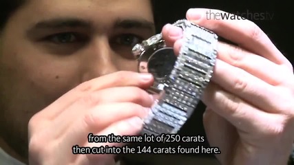 Диамантения часовник на Hublot
