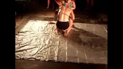 Girls Organic Oil Wrestling.avi