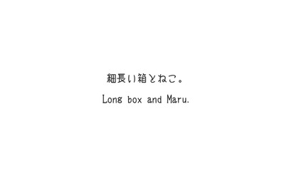 Мару и любимата му кутия ..