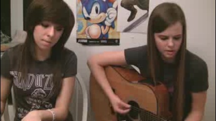 Tiffany and Christina singing Break Your Heart by Taio Cruz 